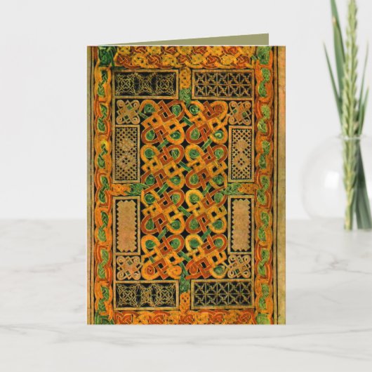 Carte De Remerciements Livre de Durrow (Devant)