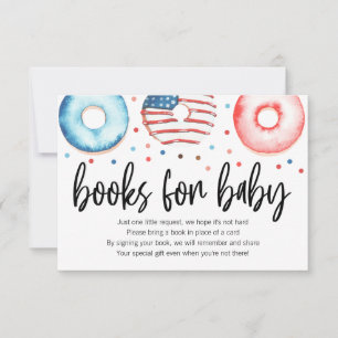 Carte De Remerciements Livres de Baby Sprinkle Donut Patriotique pour Car