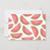 Carte De Remerciements Livres de pastèque pour Baby Insert Card pour Douc (Dos)