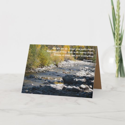 Carte De Remerciements Livres en Running Brooks (Devant)