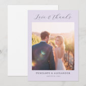 CARTE DE REMERCIEMENTS ___LLMGEN___ 12 (Devant / Derrière)