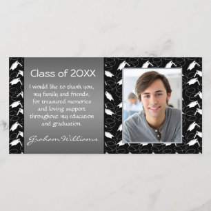 Carte De Remerciements L'obtention du diplôme de mortier vous remercient