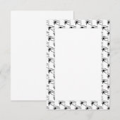 Carte De Remerciements L'Oeil Du Motif Horus (Devant / Derrière)