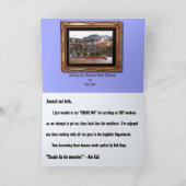 Carte de remerciements logistique (Intérieur)