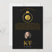 Carte De Remerciements Logo de l'agent immobilier Realtor Noël (Devant)