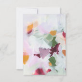 Carte De Remerciements Logo de marque Abstrait Art Small Business (Dos)