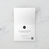 Carte De Remerciements Logo d'entreprise Marine moderne Noël (Intérieur)