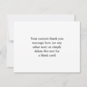 Carte De Remerciements Logo d'entreprise ou design & texte modifiable (Dos)