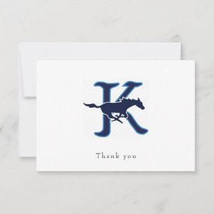 Carte De Remerciements Logo horizontal II
