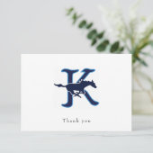 Carte De Remerciements Logo horizontal II (Debout devant)