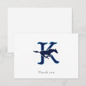 Carte De Remerciements Logo horizontal II (Devant / Derrière)
