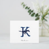Carte De Remerciements Logo horizontal II (Debout devant)