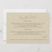 Carte De Remerciements Logo personnalisé Brown Code QR Instructions pour  (Dos)