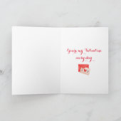 Carte De Remerciements Loin Valentine's Day Card (Intérieur)