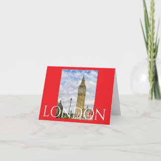 Carte De Remerciements Londres appelle