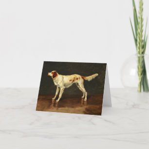 Carte De Remerciements Louis Brown's English Setter par Frederic Remingto