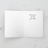 Carte De Remerciements Loup de Merci, loups, CUB, chiot, nature, faune (Intérieur)