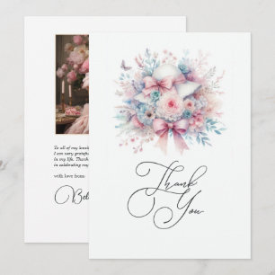 Carte De Remerciements Love Fancy Fête des mariées Photo