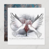 Carte De Remerciements Love Flat (Devant / Derrière)