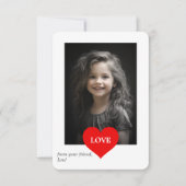 Carte De Remerciements Love Heart Classroom Photo Valentines Day (Devant)
