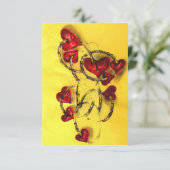 Carte De Remerciements Love hearts (Debout devant)