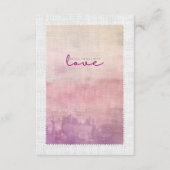 Carte De Remerciements 'Love' Heather & Dusk Graduation Gift Insert Card (Devant)