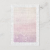 Carte De Remerciements 'Love' Heather & Dusk Graduation Gift Insert Card (Dos)