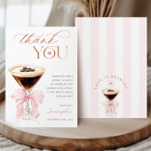 Carte De Remerciements Love is Brewing Coquette Enterrement de mariage