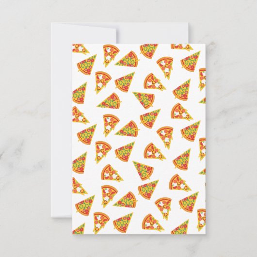 Carte De Remerciements Love Pizza   (Devant)