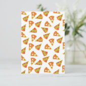 Carte De Remerciements Love Pizza   (Debout devant)