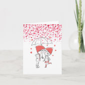 Carte De Remerciements Love Rain (Devant)