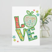 Carte De Remerciements Love School Apple, Drake Back to School (Debout devant)