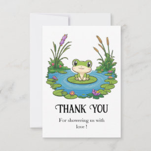 Carte De Remerciements Lovely Mystical Frog Baby shower