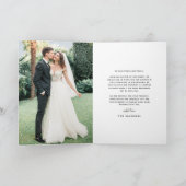 Carte De Remerciements Lovely Neon Pink Heart Mariage Photo (Intérieur)