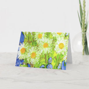 Carte De Remerciements Lovitude Blank Card Joyeux Daisers