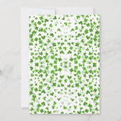 Carte De Remerciements Lucky In Love Saint-Patrick Bridal Shower (Dos)