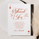 Carte De Remerciements Lucky In Love Vintage Cupid Baby Shower de Mariage<br><div class="desc">Ceci est une carte de remerciement pour une élégante Baby Shower de Mariage Lucky In Love Vintage Cupid !</div>