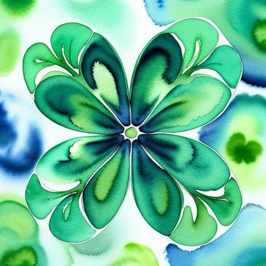 Carte De Remerciements Lucky Shamrock