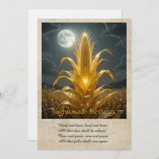 Carte De Remerciements Lughnasadh Lammas Greeting Card