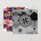 Carte De Remerciements L'univers (Devant / Derrière)