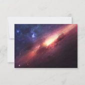 Carte De Remerciements L'univers (Dos)