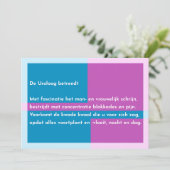 Carte De Remerciements L'Urologue entre (Debout devant)