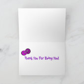 Carte De Remerciements Luv Ya Bunches ! (Intérieur)