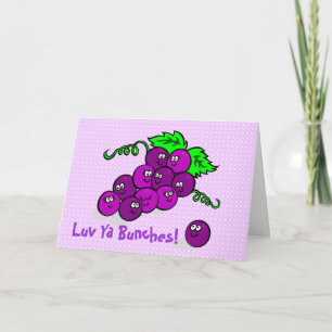 Carte De Remerciements Luv Ya Bunches !