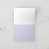 Carte De Remerciements M. et Mme. | Remerciements pour mariage | Bleu (Intérieur)