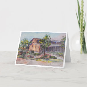 Carte De Remerciements ma jolie grange rustique de John's