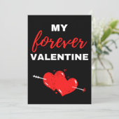 Carte De Remerciements Ma Saint Valentin (Debout devant)