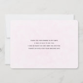 Carte De Remerciements Macarons roses et framboises rouges (Dos)