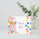 Carte De Remerciements Machine à gumball (Debout devant)