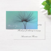 Carte de remerciements macro des horloges Dandelio (Bureau)